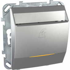 Unica TOP Алюминий Выключатель карточный | MGU5.283.30ZD | Schneider Electric