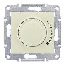 Sedna Бежевый Светорегулятор поворотный 25-325Вт, для л/н и г/л с электр. трансформатором | SDN2200647 | Schneider Electric