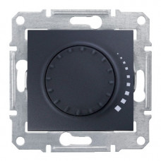 Sedna Графит Светорегулятор поворотный 25-325Вт., для л/н и г/л с электр. трансформатором | SDN2200670 | Schneider Electric