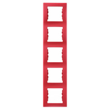Sedna Красная Рамка 5-я вертикальная | SDN5801541 | Schneider Electric