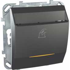 Unica TOP Графит Выключатель карточный | MGU5.283.12ZD | Schneider Electric