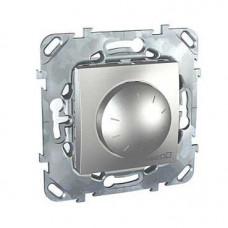 Unica TOP Алюминий Светорегулятор поворотный (диммер) 40-400Вт | MGU5.511.30ZD | Schneider Electric