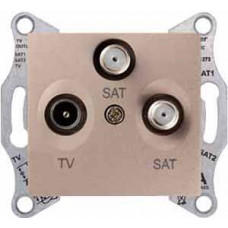 Sedna Титан Розетка TV/R/SAT проходная 4dB | SDN3501468 | Schneider Electric