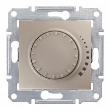 Sedna Титан Светорегулятор поворотно-нажимной 60-500Вт, для л/н и г/л с обмот. трансформатором | SDN2200568 | Schneider Electric