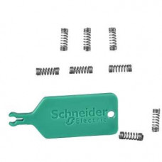 Odace Упаковка пружин (10шт.) для трансформации выключателя в кнопку + инструмент | S520299 | Schneider Electric