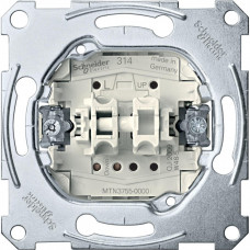 MERTEN Механизм кнопоч. выключателя рольставней 1-пол. 10A QF | MTN3755-0000 | Schneider Electric