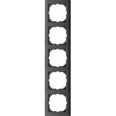 M-Pure 5-постовая рамка, антрацит | MTN4050-3614 | Schneider Electric