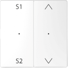 D-Life PlusLink КЛАВИША 2-ная с S1/S2, вх/вз, БЕЛ. ЛОТОС, SD | MTN5227-6035 | Schneider Electric