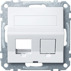 Наклонная плата для Keystone RJ45 ак бел | MTN4568-0325 | Schneider Electric