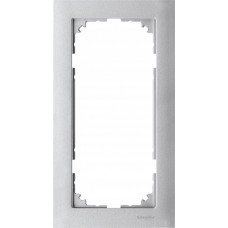 M-Pure 2-постовая рамка без перегородки, цвет алюминия | MTN4025-3660 | Schneider Electric