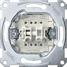 MERTEN Meх-м 2-кл. кнопоч. выключателя, 10A, замык. контактами QF | MTN3155-0000 | Schneider Electric