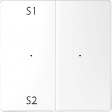 D-Life PlusLink КЛАВИША 2-ная с S1/S2, пусто, БЕЛ. ЛОТОС, SD | MTN5226-6035 | Schneider Electric