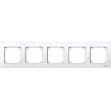 РАМКА M-PLAN 5-МЕСТНАЯ АКТ.БЕЛ | MTN515525 | Schneider Electric