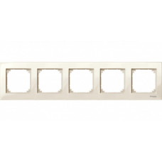 РАМКА M-PLAN 5-МЕСТНАЯ БЕЖ | MTN515544 | Schneider Electric