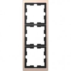 D-Life РАМКА 3-постовая, ШАМПАНЬ , SD | MTN4030-6551 | Schneider Electric