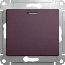 Glossa Сиреневый туман Переключатель 1-клавишный с подсветкой, сх.6а,10AX | GSL001463 | Schneider Electric