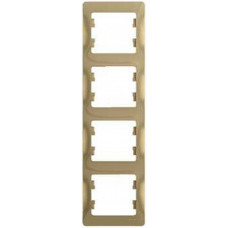 Glossa Титан Рамка 4-ая, вертикальная | GSL000408 | Schneider Electric