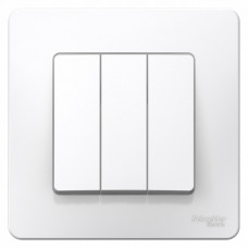 Blanca С/У Белый Выключатель 3-клавишный, 10А, 250B | BLNVS100501 | Schneider Electric