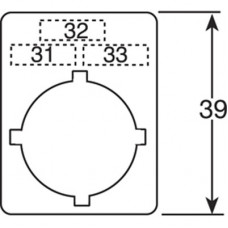 Шильдик с надписью I II | SK615550-76 | ABB