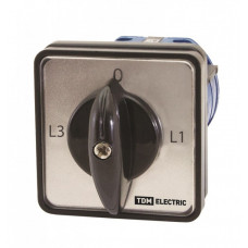 Кулачковый переключатель КПУ11-10/98 (A: 0-L1-L2-L3) | SQ0715-0081 | TDM