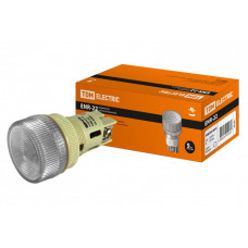 Лампа ENR-22 сигнальная d22мм белый неон/230В цилиндр | SQ0702-0041 | TDM