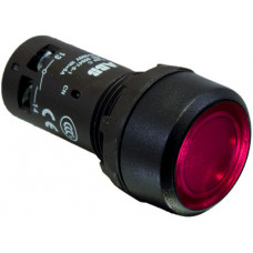 Кнопка с подсветкой CP2-13R-01 красная 220В AC/DC с плоской клавишей с фиксацией 1НЗ | 1SFA619101R1341 | ABB