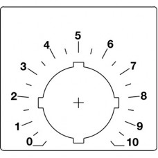 Шильдик для потенциометра (со шкалой) | SK615562-88 | ABB