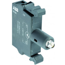 Патрон MLBL-06R со встроенным светодиодом красный 220В DC | 1SFA611621R1061 | ABB