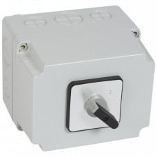 Переключатель - без положения ''0'' - PR 63 - 4П - 8 контактов - в коробке 135x170 мм | 027766 | Legrand