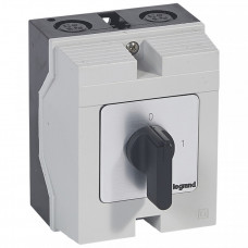 Переключатель - положение вкл/откл - PR 17 - 3П - 3 контакта - в коробке 96x120 мм | 027717 | Legrand