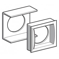 АДАПТОР ДЛЯ МОНТАЖА ЗАПОДЛИЦО ДЛЯ ХВ6, КВАДРАТ. | ZB6YC002 | Schneider Electric