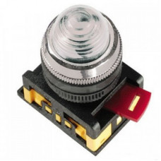 Лампа AL-22 сигнальная d22мм прозрач. неон/240В цилиндр | BLS20-AL-K08 | IEK