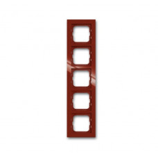 Рамка 5-постовая, серия axcent, цвет foyer-red | 1754-0-4480 | ABB