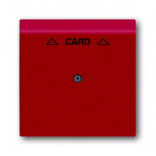 Плата центральная (накладка) для механизма карточного выключателя 2025 U, серия impuls, цвет бордо/ежевика | 1753-0-0126 | ABB
