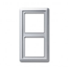 Рамка 2-постовая, серия Allwetter 44, цвет серебристо-алюминиевый | 1730-0-0278 | ABB
