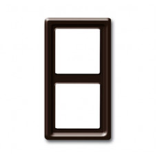 Рамка 2-постовая, серия Allwetter 44, цвет коричневый | 1730-0-0277 | ABB