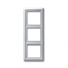 Рамка 3-постовая, серия Allwetter 44, цвет серебристо-алюминиевый | 1730-0-0280 | ABB