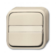 Переключатель 1-клавишный, с полем для надписи, для открытого монтажа, серия Busch-Duro 2000 AP, цвет слоновая кость | 1042-0-0993 | ABB