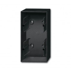 Коробка для открытого монтажа, 2 поста, серия future, цвет чёрный бархат | 1799-0-0924 | ABB