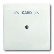 Плата центральная (накладка) для механизма карточного выключателя 2025 U, серия impuls, цвет белый бархат | 1753-0-0190 | ABB