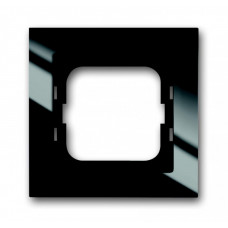 Рамка 1-постовая, для монтажа заподлицо, серия axcent, цвет черный | 1753-0-4126 | ABB