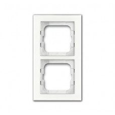 Рамка 2-постовая, серия axcent, цвет белое стекло | 1754-0-4438 | ABB