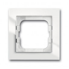 Рамка 1-постовая, для монтажа заподлицо, серия axcent, цвет белый | 1753-0-4121 | ABB