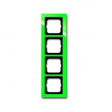 Рамка 4-постовая, серия axcent, цвет зелёный | 1754-0-4350 | ABB