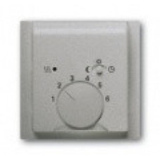 Плата центральная (накладка) для механизма терморегулятора (термостата) 1095 U, 1096 U, серия impuls, цвет серебристый металлик | 1710-0-3747 | ABB