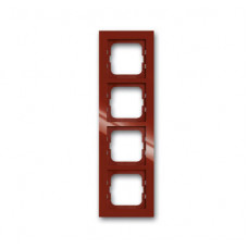 Рамка 4-постовая, серия axcent, цвет foyer-red | 1754-0-4479 | ABB