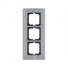 Рамка 3-постовая, серия carat, сталь | 1754-0-4256 | ABB