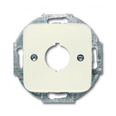 Плата центральная (накладка) с суппортом для разъёмов D=19 мм, серия Busch-Duro 2000 SI, цвет слоновая кость | 1724-0-0228 | ABB