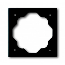 Рамка 1-постовая, серия impuls, цвет чёрный бархат | 1754-0-4424 | ABB