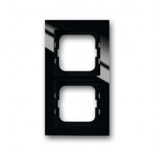 Рамка 2-постовая, для монтажа заподлицо, серия axcent, цвет черный | 1753-0-4127 | ABB